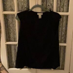 VINTAGE SPIEGEL BLACK RIBBED TUNIC SIZE XL